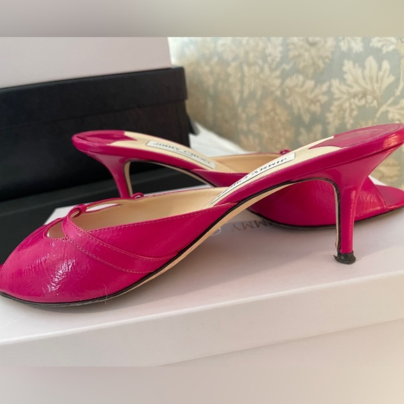 Pink Jimmy Choo kitten heels - Picture 2 of 3